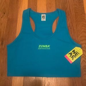 Zumba Wear - Creative Unite Instructor Crop Racerback - Size Marvelous (M) - New